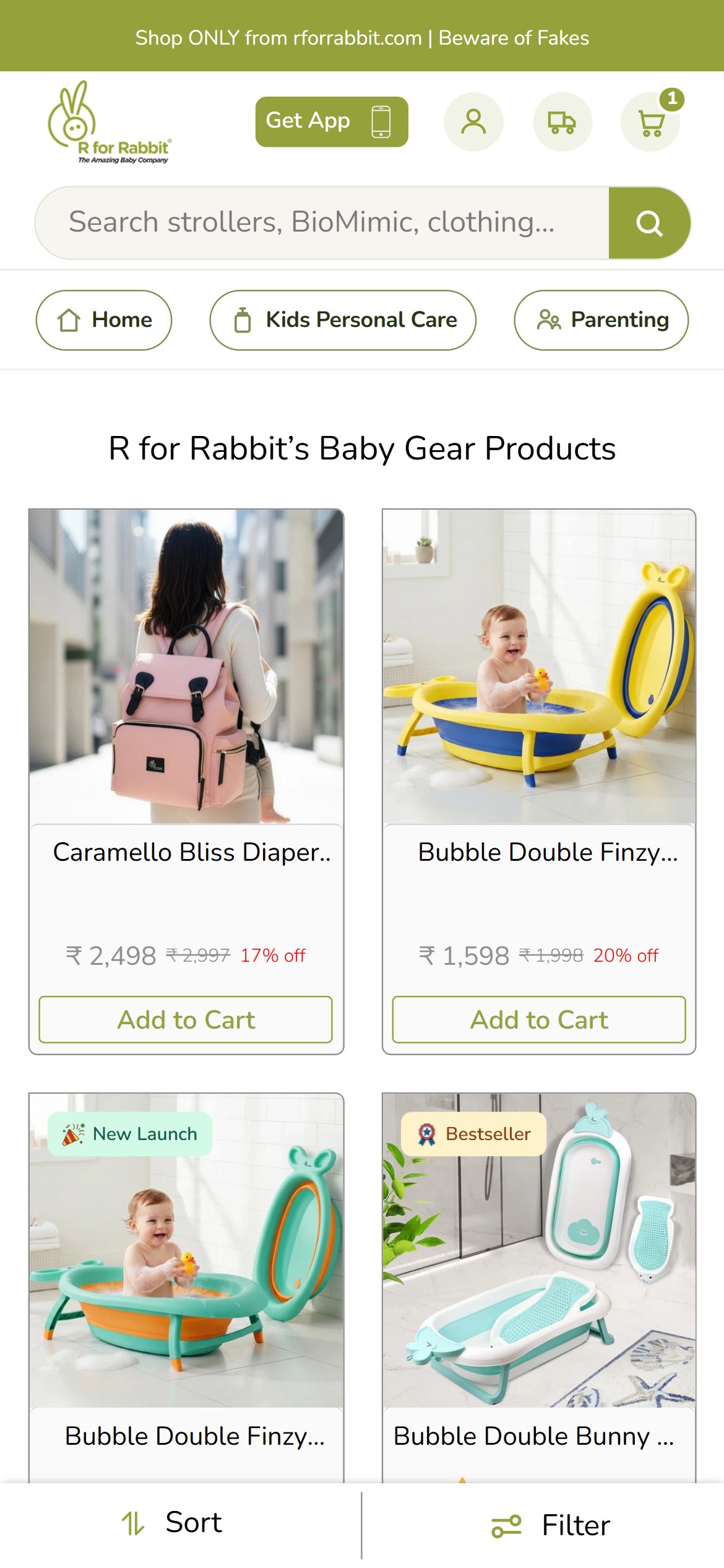 R for Rabbit — Mobile