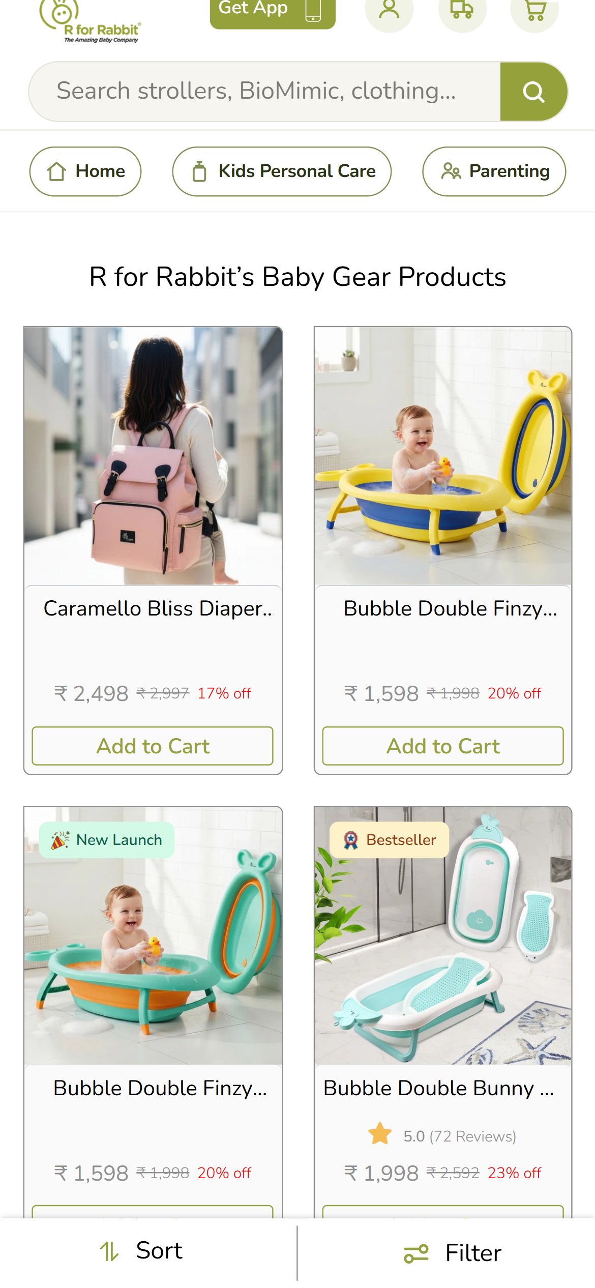 R for Rabbit — Mobile